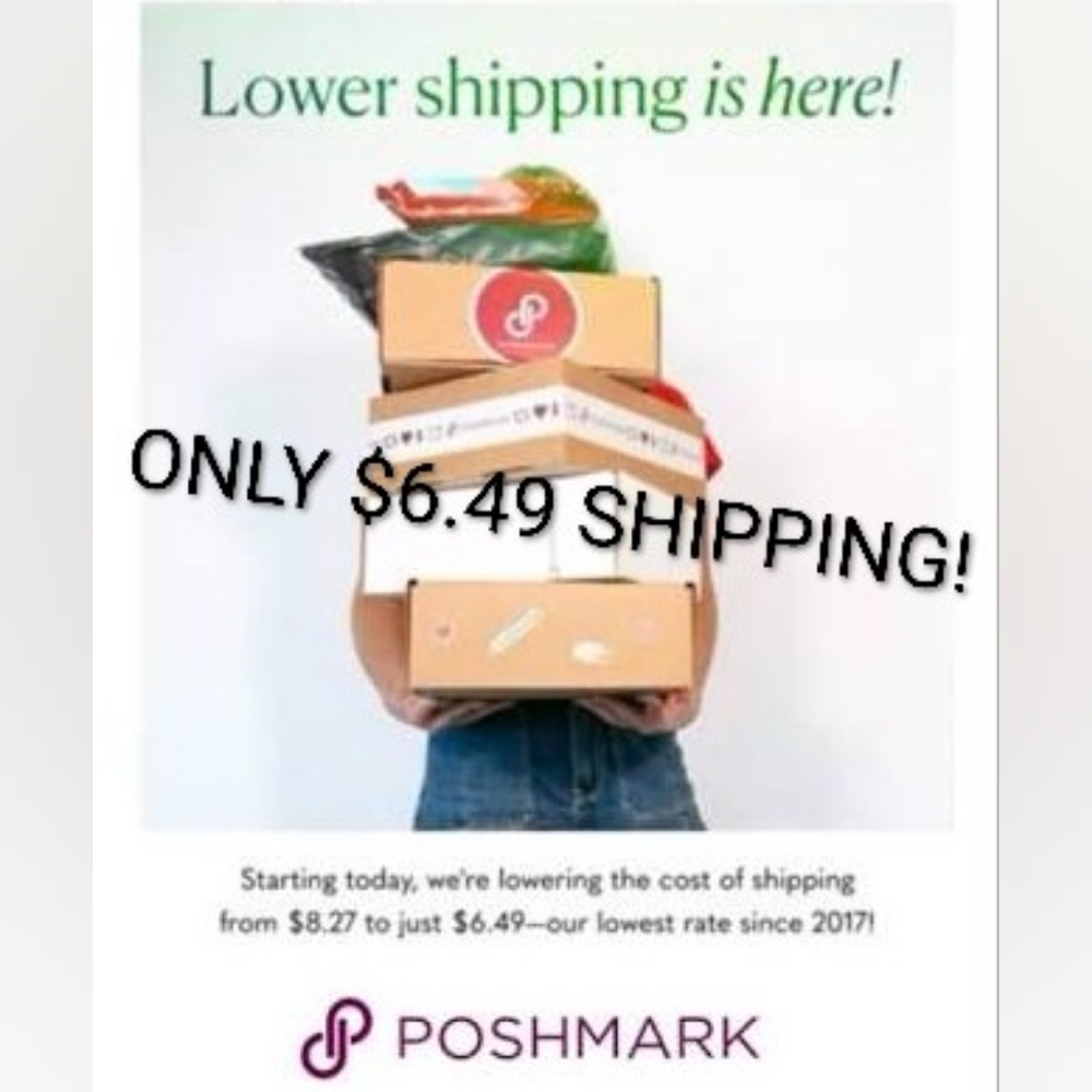Poshmark LOWERED Shipping Rate!